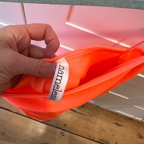 Nameless / Mendocino Highlighter Orange-Pink Dress - Picture 2 of 2